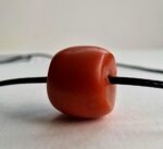 Antique Tibetan Coral Bead | Natural Red Coral Charm | 19th Century Amulet | Prayer Bead Focal | Himalayan Spiritual Talisman - Image 4