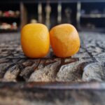 Antique Tibetan Coral Amber Beads | 20th Century string Amulet, Dzi Flanking Beads ,Himalayan energy Talisman - Image 4