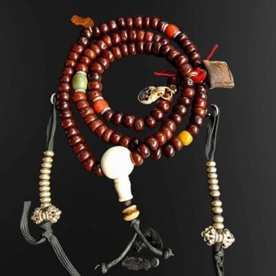 Authentic Monk-Owned Bodhi Mala: 18th/19th Century Tibetan Buddhist Prayer Beads