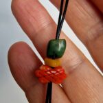 Natural Red Coral Beads Necklace Vintage Mid 20th Century Organic Gemstone 3mm Round Beads Minimalist Ethnic Jewelry Protection Amulet Boho - Image 8