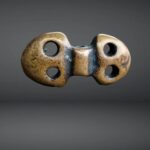 Antique Tibetan Amulet Thogchag| Sky Metal Alloy Talisman|20th Century| Rare Buddhist Protection Pendant| Turquoise, antique Coral, Dzi bead