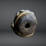 Antique Tibetan Amulet Thogchag| Sky Metal Alloy Talisman|20th Century| Rare Buddhist Protection Pendant| Turquoise, antique Coral, Dzi bead - Image 8