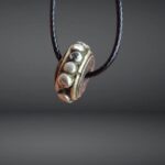 Antique Tibetan Amulet Thogchag| Sky Metal Alloy Talisman|20th Century| Rare Buddhist Protection Pendant| Turquoise, antique Coral, Dzi bead - Image 3