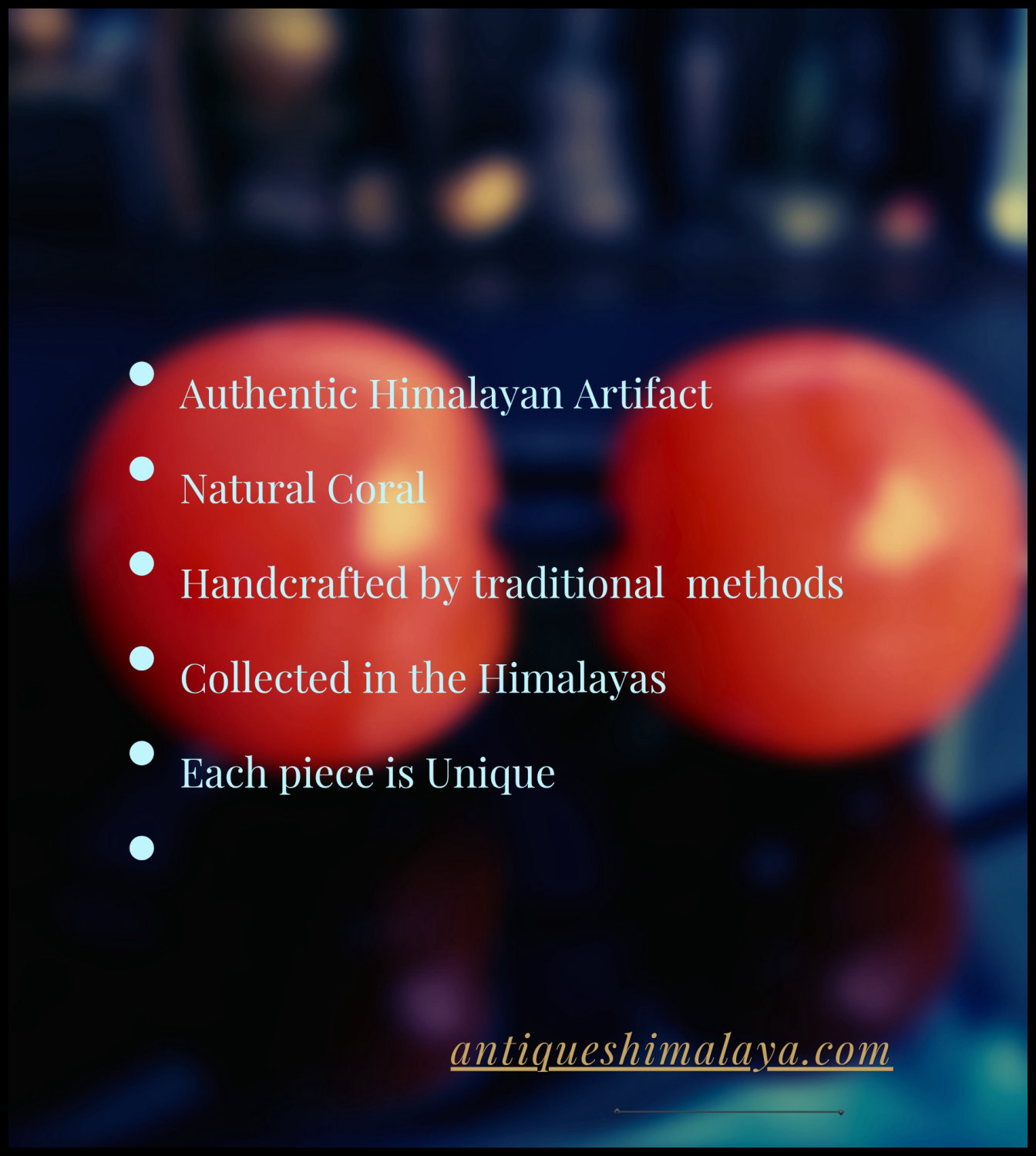 Antique Tibetan Coral and Turquoise beads | Rare Barrel Red Coral Beads | 19th Century Amulet7 - Image 3