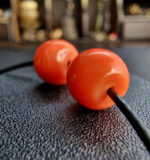 Antique Tibetan Coral and Turquoise beads | Rare Barrel Red Coral Beads | 19th Century Amulet7 - Image 6