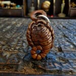 Kapala Scorpion Pendant – Tibetan Lama Skull Amulet Hand Carved - Image 4