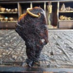 Antique Tibetan Himalayan Amulet | Mid-20th C Pendant | 43mm Meditation Talisman | Tibetan Buddhist Charm | Ready to Wear - Image 6