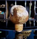 Antique Himalayan Guru Bead | Mid-20th C Relic | Mala Focal Point | Tibetan Meditation Pendant | Spiritual Talisman | - Image 8