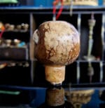 Antique Himalayan Guru Bead | Mid-20th C Relic | Mala Focal Point | Tibetan Meditation Pendant | Spiritual Talisman | - Image 14