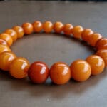 Antique Amber Beads Bracelet, Unisex  bracelet/ Tibetan Style prayer beads, antique Coral, Tibetan Turquoise