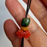 Tibetan infinity knot, hand-carved coral, turquoise, a rare himalayan amulet talisman - Image 8