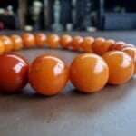 Antique Amber Beads Bracelet, Unisex  bracelet/ Tibetan Style prayer beads, antique Coral, Tibetan Turquoise - Image 15