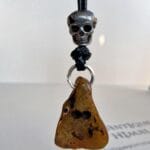 Antique Tibetan Himalayan Amulet | Mid-20th C Chitipati Pendant | 27mm Meditation Talisman | Tibetan Buddhist Charm | Ready to Wear