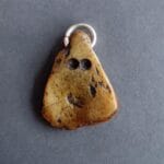 Antique Tibetan Himalayan Amulet | Mid-20th C Chitipati Pendant | 27mm Meditation Talisman | Tibetan Buddhist Charm | Ready to Wear - Image 2