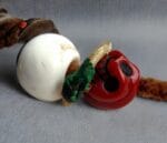 Antique Himalayan Yogi Ring Mala | 19th C Relic Bracelet | 15mm Meditation Talisman | Conch Shell Amulet | Tibetan Charm - Image 8