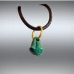 Natural Turquoise Lotus Pod Pendant 27mm Hand Carved Seed Bead Tibetan Style Talisman Real Gemstone Zen Jewelry Unique Spiritual Gift