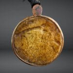 Antique Tibetan Kapala Zodiac\Calendar Amulet, Himalayan Budhist  Meditation Artefact - Image 5