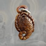 Kapala Scorpion Pendant – Tibetan Lama Skull Amulet Hand Carved - Image 2