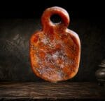 Antique Kapala Scorpion Amulet – Hand Carved Skull Bone Pendant - Image 2