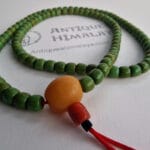 Turquoise and Amber Guru Meditation Beads – Himalayan Prayer String - Image 2