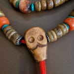 Antique Tibetan Chitipati Guru Bead | Early 20th C Relic | 25mm x 16mm Himalayan Mala Focal Point | Buddhist Amulet