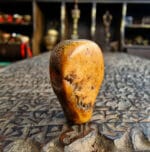 Antique Tibetan Chitipati Guru Bead | Early 20th C Relic | 25mm x 16mm Himalayan Mala Focal Point | Buddhist Amulet - Image 3