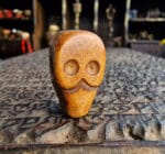 Antique Tibetan Chitipati Guru Bead | Early 20th C Relic | 25mm x 16mm Himalayan Mala Focal Point | Buddhist Amulet - Image 7