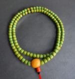 Turquoise and Amber Guru Meditation Beads – Himalayan Prayer String - Image 7