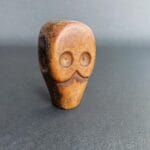 Antique Tibetan Chitipati Guru Bead | Early 20th C Relic | 25mm x 16mm Himalayan Mala Focal Point | Buddhist Amulet - Image 2