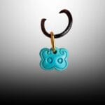 Natural Turquoise Butterfly Pendant| Hand Carved Wealth Charm| Tibetan Style| Real Gemstone| Zen Jewelry| Unique Abundance Gift| Gold Plated - Image 4