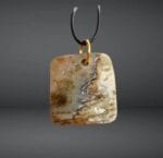 Antique Tibetan Double Amulet | Early 20th C Auspicious Talisman | 40mm Himalayan Meditation Pendant - Image 2