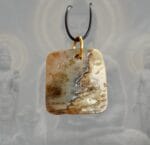 Antique Tibetan Double Amulet | Early 20th C Auspicious Talisman | 40mm Himalayan Meditation Pendant - Image 4